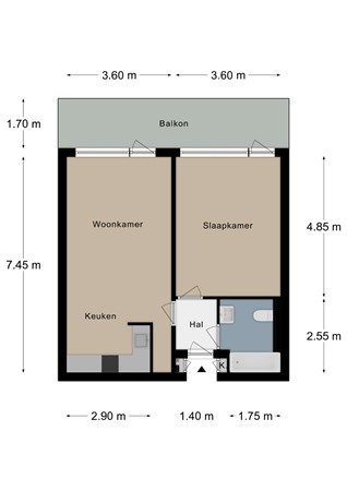 Floorplan - Viergrenzenweg 180, 6291 BX Vaals